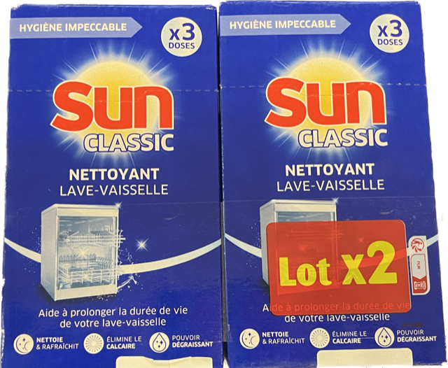 SUN CLASSIC VAATWAS REINIGER 3 X 40GR