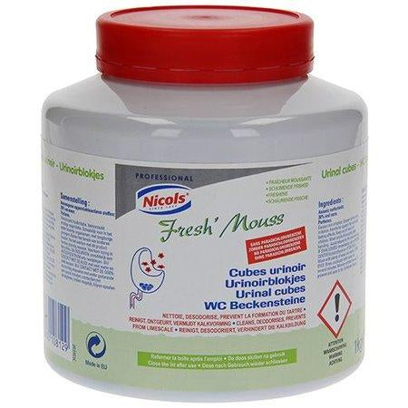 NICOLS FRESHMOUSSE URINOIRBLOKJES 1KG (504955)