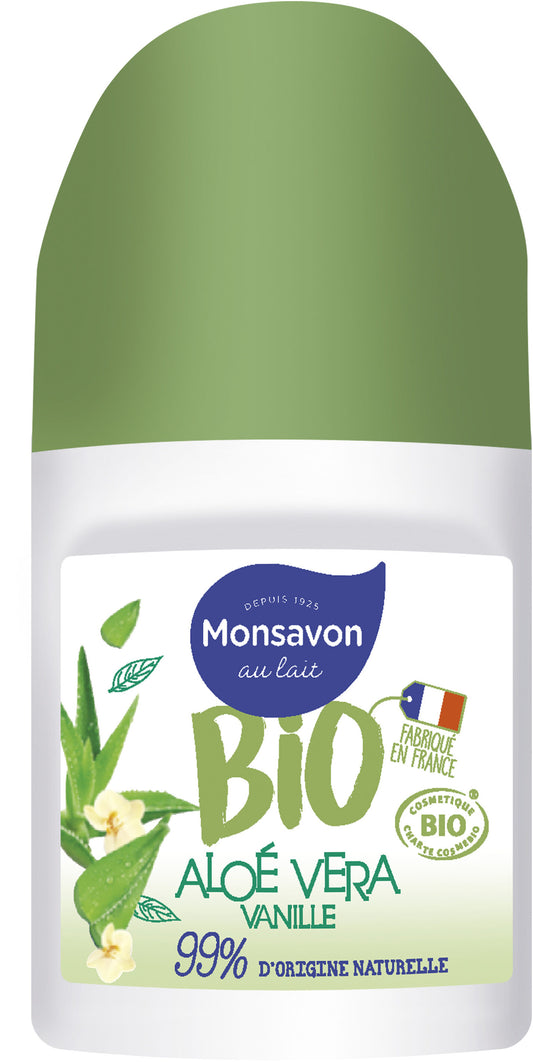 MONSAVON DEO ROLLER 50ML BIO ALOE VERA  VANILLE
